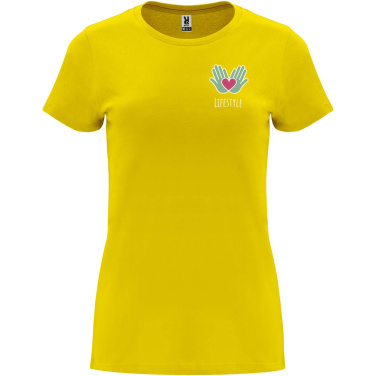Logo trade advertising products picture of: Capri short sleeve women's t-shirt