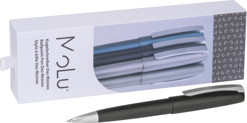 Logotrade promotional gift picture of: Metal ballpoint pen Des Moines MoLu