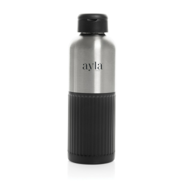 Logo trade promotional merchandise picture of: Ripple RCS R-steel leakproof water bottle with handle 750ML