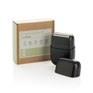 Logo trade advertising products picture of: TrimBlade re-chargeable Travel Shaver IPX7