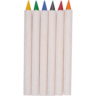 Logo trade promotional item photo of: Infinity Set of Wax Crayons KINGSTON