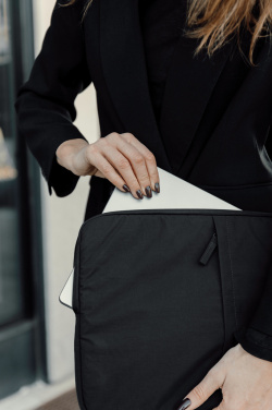 Logo trade promotional giveaways picture of: KENTO URBAN RCS recycled nylon 15.6 inch laptop sleeve