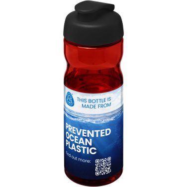 Logo trade promotional products image of: H2O Active® Eco Base 650 ml flip lid sport bottle