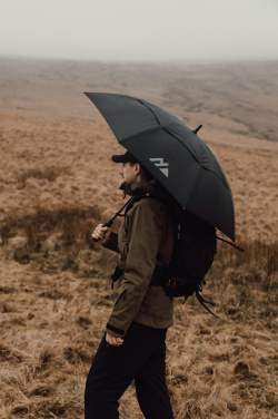 Logotrade corporate gift picture of: Nordic Drift Trail 27" AWARE™ RPET storm UPF 50+ proof Umbre