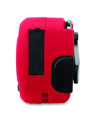 Logo trade promotional items picture of: Portable radio SOS with LED torch