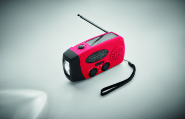 Logo trade corporate gift photo of: Portable radio SOS with LED torch