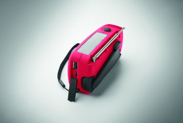 Logo trade promotional items picture of: Portable radio SOS with LED torch