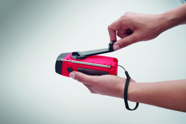 Logotrade advertising product image of: Portable radio SOS with LED torch