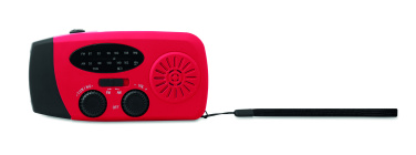 Logotrade promotional gift image of: Portable radio SOS with LED torch