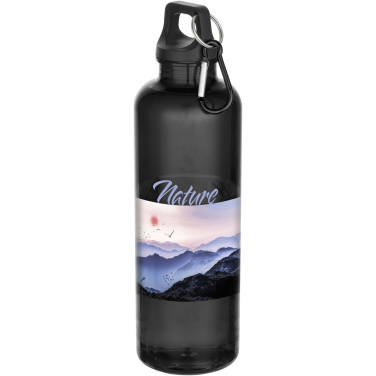 Logotrade advertising products photo of: Oregon 750 ml RCS recycled plastic water bottle with carabiner