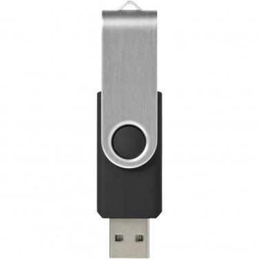 Logotrade reklaamtooted pilt: Pööratav põhiline 16 GB USB-mälupulk