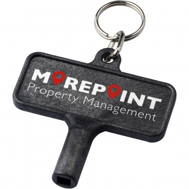 Logo trade reklaamtoote pilt: Suur plastikust radiaatorivõti võtmehoidjaga