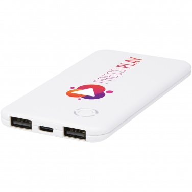 Logotrade ärikingituse foto: Õhuke 4000 mAh õhuke kahe toitepank