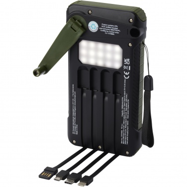 Logo trade firmakingitused foto: Soldy 10 000 mAh RCS taaskasutatud plastist päikesedünamo jõupank 