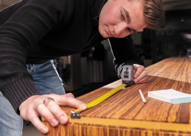 Logo trade reklaamkingi pilt: Karabiiniga mõõdulint