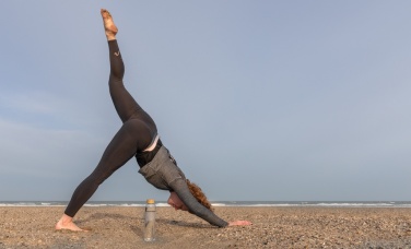 Logotrade reklaamkingi foto: Impact borosilikaatklaasist pudel bambusest kaanega