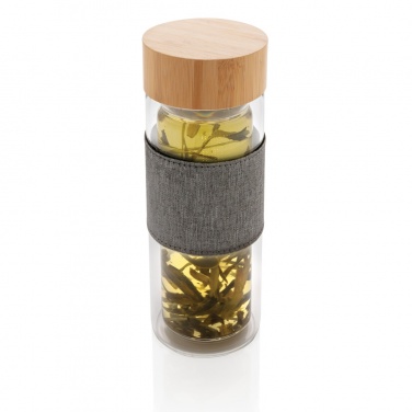 Logo trade reklaamtoote pilt: Impact topeltseinaga borosilikaatklaasist pudel