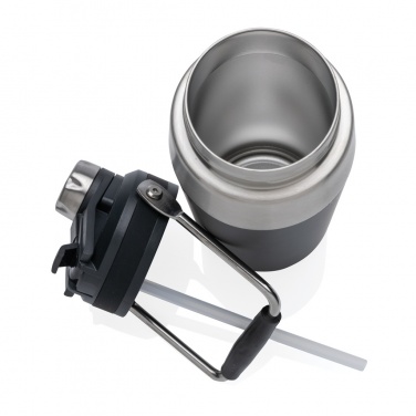 Logotrade reklaamkingi foto: Kahe funktsiooniga roostevabast terasest vaakumpudel 500 ml