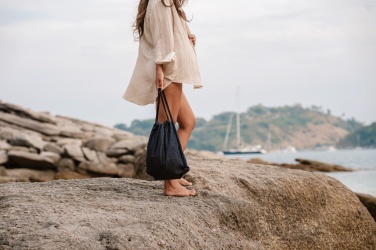 Logo trade reklaamkingitused foto: Impact AWARE™ taaskasutatud teksariidest pingutusnööriga seljakott