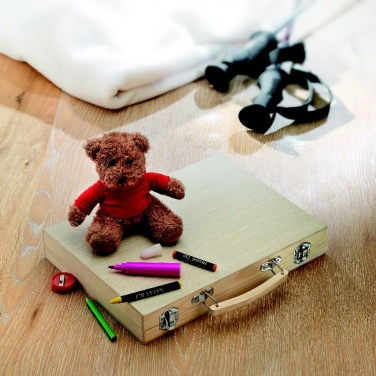 Logo trade firmakingituse pilt: Kunstniku komplekt puidust karbis