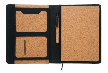 Logo trade reklaamkingi pilt: A5 märkmik-mapp korgist