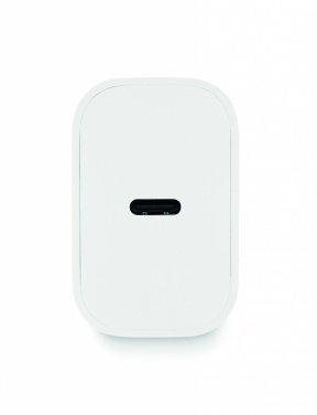 Logotrade firmakingid pilt: 20W 2-pordiline USB-laadija EU pistik