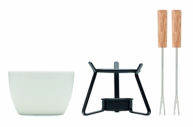 Logo trade reklaamtooted foto: Keraamiline fondüü komplekt 240 ml