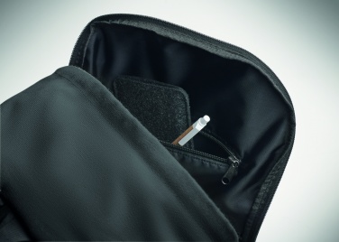 Logo trade firmakingitused foto: 15-tollise sülearvuti seljakott, valmistatud taaskasutatud eelkasutatud puuvillast, kohandatava trükilahendusega