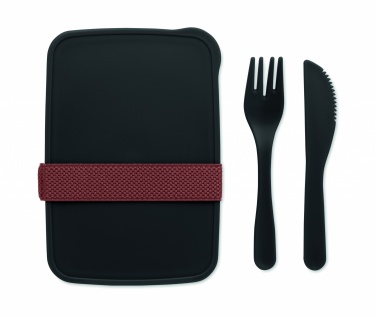 Logo trade meene pilt: Lõunakarp koos söögiriistadega