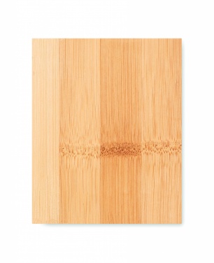 Logotrade meene foto: Bambusest pliiatsihoidja ja LCD kell