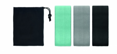 Logo trade firmakingid foto: Komplektis 3 fitnessrihma kotis