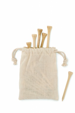 Logo trade firmakingituse pilt: 20 bambusest golfi t-de komplekt