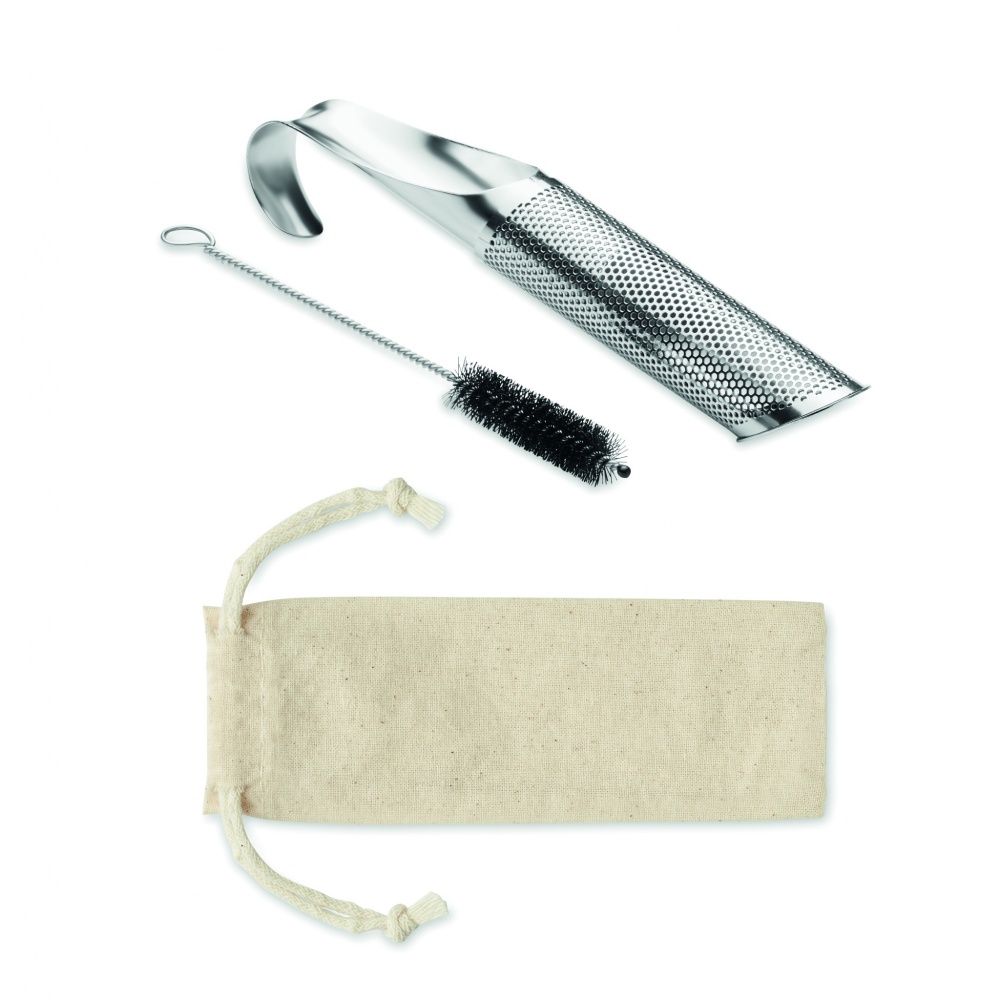 Logo trade firmakingitused foto: Roostevabast terasest teetõmmis