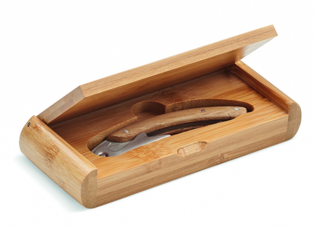 Logo trade reklaamkingi pilt: Kelnernuga bambusest