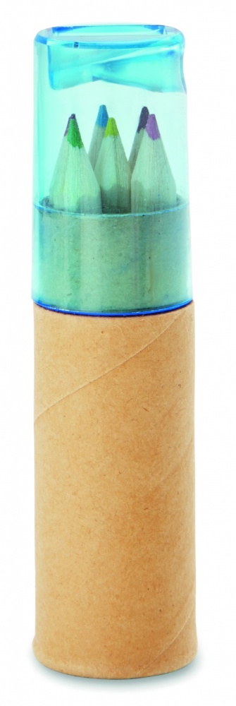 Logo trade firmakingi pilt: 6 värvilist pliiatsit