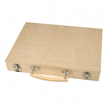 Logotrade reklaamkingi foto: Suur puidust maalikomplekt MAXI