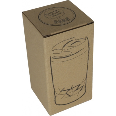 Logotrade firmakingitused pilt: Roostevabast terasest kaanega kruus ROMA 250 ml