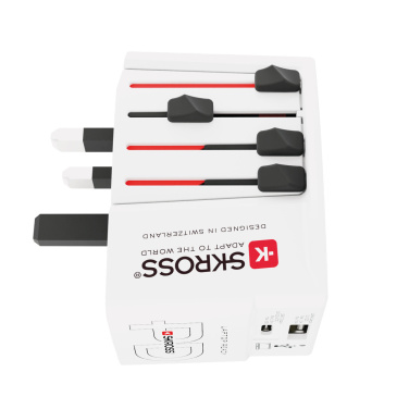 Logotrade reklaamtooted pilt: SKROSS World Travel Adapter MUV 65W PD USB C kaabliga