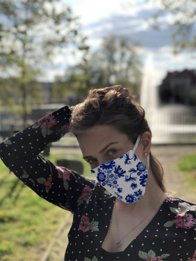 Logotrade meened pilt: VENUS PRO puuvillane näomask koos HEPA filtri taskuga 1378165