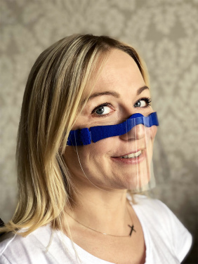 Logotrade ärikingituse foto: HESTIA näokaitse - läbipaistev mask suu ja nina jaoks 1452162