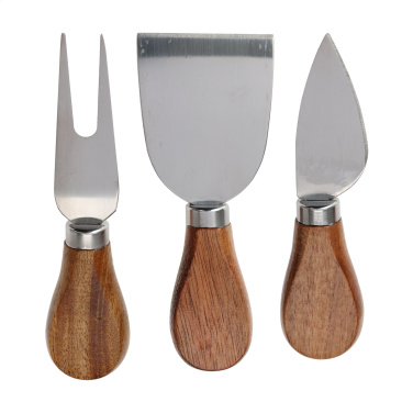 Logotrade ärikingituse foto: Juustuvaagna komplekt 4-tk