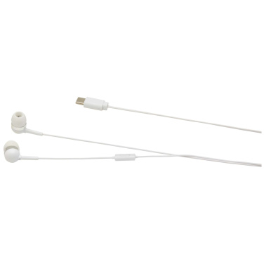 Logotrade reklaamtooted pilt: Baekdu juhtmega Type-C peakomplekt koos taaskasutatud plastikust hoiukarbiga