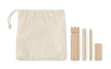 Logotrade reklaamkingi foto: KING PETIT männipuidust õuemäng