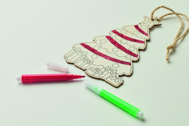 Logo trade ärikingitused foto: Puidust jõulupuu värvimiskomplekt