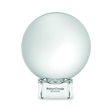 Logo trade reklaamkingituse pilt: Klaasist ümmargune auhind