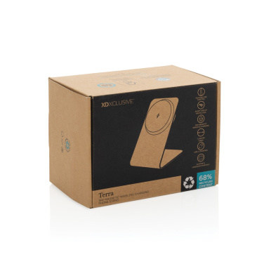 Logo trade ärikingi pilt: Terra alumiiniumist 15W magnetiline juhtmevaba laadimise telefonialus