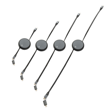 Logo trade meened foto: Terra RCS alumiiniumist sissetõmmatav 240W 2-in-1 kaabel