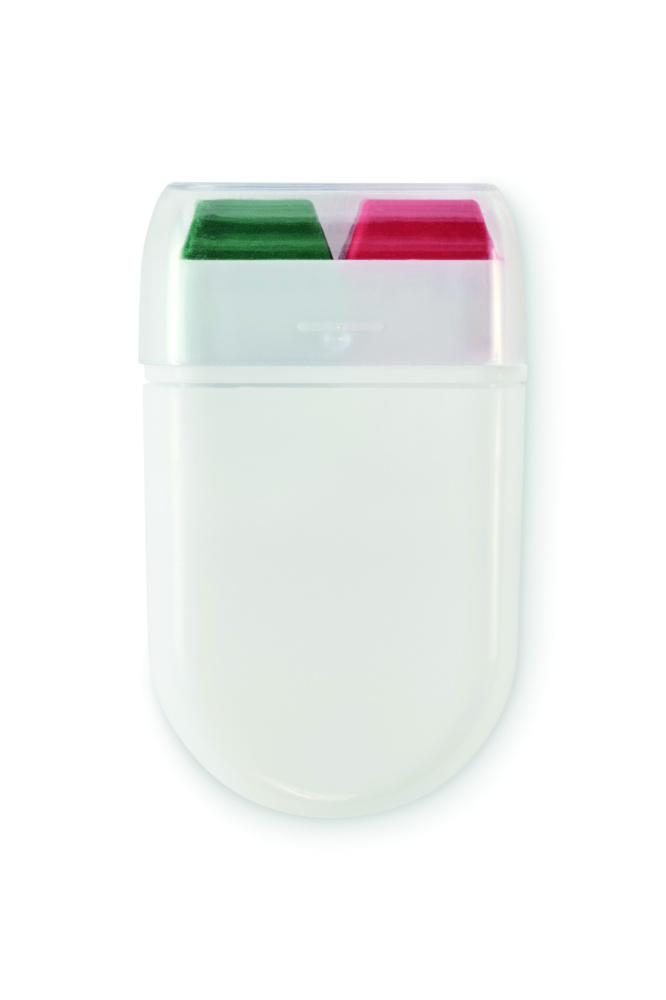 Logo trade ärikingituse pilt: CHEER lipu värvides vahapulk