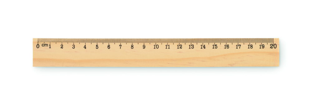 Logotrade firmakingi foto: RULER20 puidust joonlaud 20cm