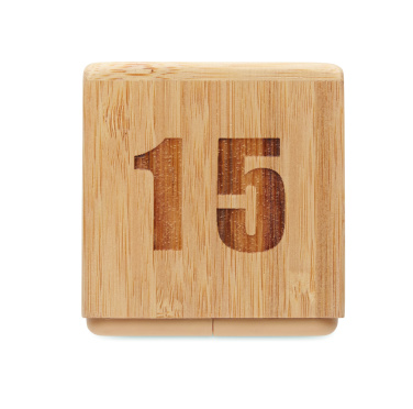 Logotrade firmakingitused pilt: Bambusest taimer CURT